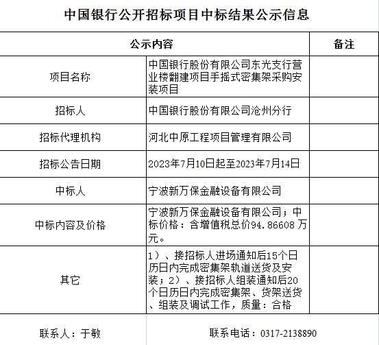 中國(guó)銀行公開(kāi)招標(biāo)項(xiàng)目中標(biāo)結(jié)果公示信息中國(guó)銀行股份有限公司東光支行營(yíng)業(yè)樓翻建項(xiàng)目手搖式密集架采購(gòu)安裝項(xiàng)目.jpg